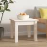 Coffee Table White 35x35x30 cm Solid Wood Pine Colour white Size 35 x 35 x 30 cm Quantity in Package 1 