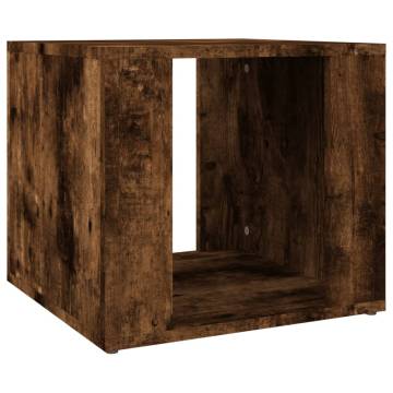 Stylish Smoked Oak Bedside Table | 41x40x36 cm | Hipomarket