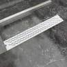 Linear Shower Drain Wave 730x140 mm Stainless Steel Size 73 x 14 cm Model wave 