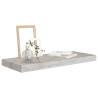 Floating Wall Shelves - 2 pcs Concrete Grey - Stylish Storage