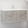 Sink Cabinet Concrete Grey 100x38.5 cm - Stylish Storage Solution