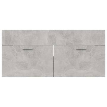 Sink Cabinet Concrete Grey 100x38.5 cm - Stylish Storage Solution