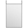 Door Mirror Black 40x60 cm | Stylish & Space-Saving Design