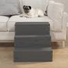 Pet Stair Grey 40x37.5x35 cm - Solid Pine Wood for Pets