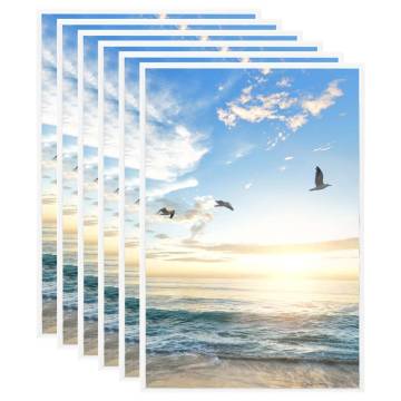 Trendy Photo Frames Collage - 5pcs White 21x29.7cm MDF