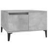 Elegant Concrete Grey Coffee Table - 55x55 cm | Hipo Market