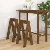 Stools 2 pcs Honey Brown 40x40x75 cm Solid Wood Pine Colour honey brown Size 40 x 40 x 75 cm Quantity in Package 2 