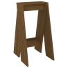 Honey Brown Solid Pine Stools - 2 pcs | Hipo Market