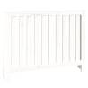 Radiator Cover White 108.5x19x84 cm - Solid Pine Wood