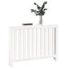 Radiator Cover White 108.5x19x84 cm - Solid Pine Wood