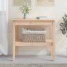 Console Table 80x40x75 cm Solid Wood Pine Colour natural Quantity in Package 1 Length 80 cm 