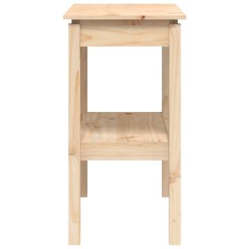 Elegant Solid Pine Console Table - 80x40x75 cm