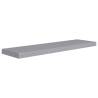 Stylish Floating Wall Shelves 2 pcs in Grey - 90x23.5 cm