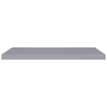 Stylish Floating Wall Shelves 2 pcs in Grey - 90x23.5 cm