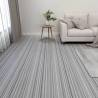 Self-adhesive Flooring Planks 55 pcs PVC 5.11 m² Light Grey Colour stripe Number of 55 