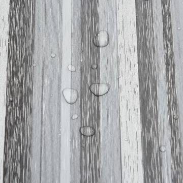 Self-Adhesive Light Grey Flooring Planks - 55 pcs PVC | HipoMarket