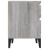 Elegant Grey Sonoma Bedside Cabinets - 2 pcs | HipoMarket