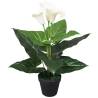 Artificial Calla Lily Plant with Pot 45 cm White Colour white Quantity in Package 1 Type calla lily/45 cm 