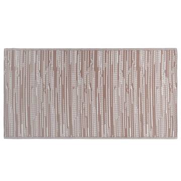 Trendy Outdoor Carpet Brown 80x150 cm PP for Your Patio