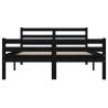 Black Solid Wood Bed Frame 120x200 cm | Modern Bedroom Design