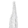 Acrylic LED Light Cone - 60 cm Cold White Decorative Light