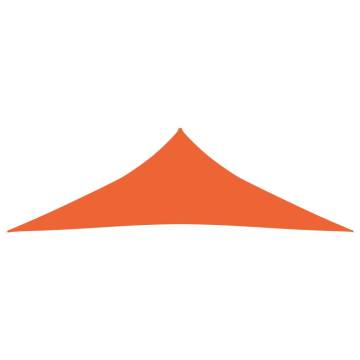 Orange Sunshade Sail 4x4m - UV Resistant & Easy to Assemble