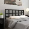 Bed Headboard Black 165.5x4x100 cm Solid Wood Pine Colour black Size 165.5 x 100 cm Quantity in Package 1 