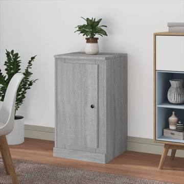 Elegant Grey Sonoma Sideboard - 37.5x35.5x67.5 cm