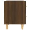 Brown Oak Bed Cabinet - Stylish & Multifunctional