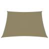 Beige Sunshade Sail Oxford Fabric 7x7m - UV & Water Resistant