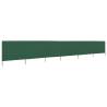 6-panel Wind Screen Fabric 800x80 cm Green Colour green Size 800 x 80 cm Quantity in Package 1 