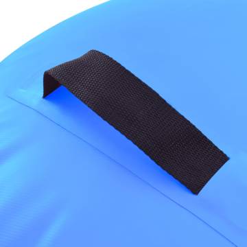 Inflatable Gymnastic Roll with Pump - 120x90 cm Blue