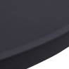 Stretch Table Cover 2 pcs 70 cm Anthracite - Hipomarket