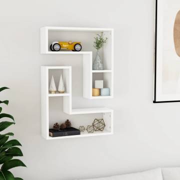 Stylish Wall Shelf Set - 2 pcs White 50x15x50 cm