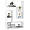 Stylish Wall Shelf Set - 2 pcs White 50x15x50 cm