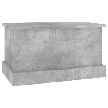 Concrete Grey Storage Box 50x30x28 cm - Stylish & Practical