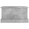 Concrete Grey Storage Box 50x30x28 cm - Stylish & Practical