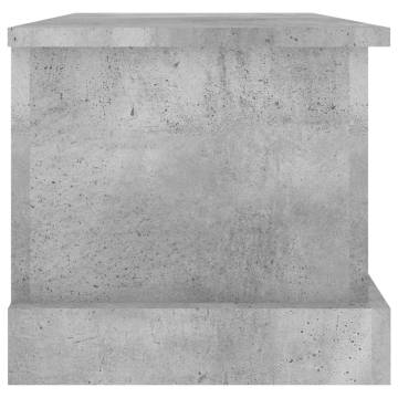 Concrete Grey Storage Box 50x30x28 cm - Stylish & Practical