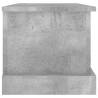 Concrete Grey Storage Box 50x30x28 cm - Stylish & Practical