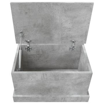 Concrete Grey Storage Box 50x30x28 cm - Stylish & Practical