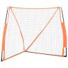 Portable Baseball Net - Orange & Black | Training Aid 183cm