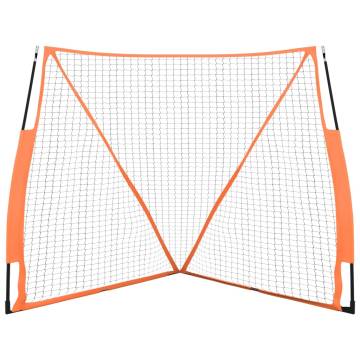 Portable Baseball Net - Orange & Black | Training Aid 183cm