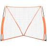 Portable Baseball Net - Orange & Black | Training Aid 183cm