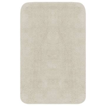 Luxury Bathroom Mat Set - 3 Piece White Cotton - Hipomarket