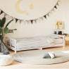 Kids Bed Frame White 80x200 cm Solid Wood Pine Colour white Size 80 x 200 cm 