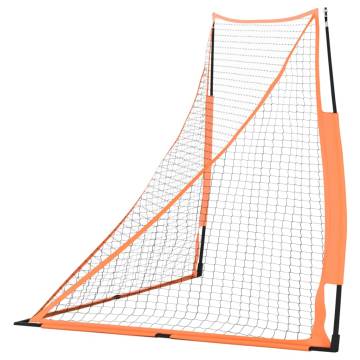 Portable Baseball Net - Orange & Black | Training Aid 183cm