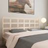 Bed Headboard 205.5x4x100 cm Solid Wood Pine Colour natural Size 205.5 x 100 cm Quantity in Package 1 