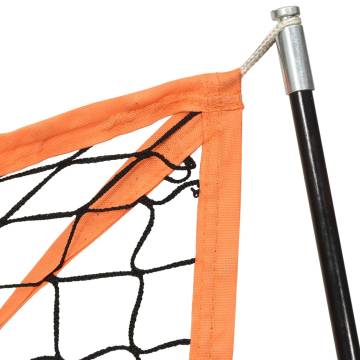 Portable Baseball Net - Orange & Black | Training Aid 183cm