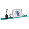 Stylish Blue Wall Shelves - 2 pcs (100x9x3 cm) | Hipomarket