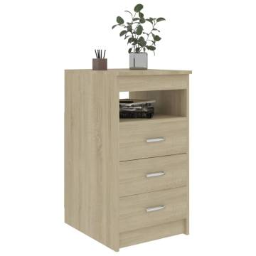 Stylish Drawer Cabinet Sonoma Oak - Compact Storage Solution